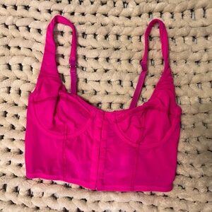 Urban Outfitters Pink Minimalist Bra Intimates